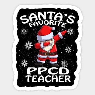 Santas Favorite Ppcd Teacher Christmas Sticker